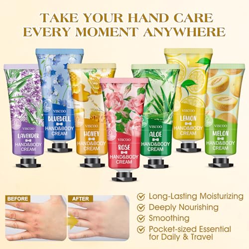 84 Pack Hand Cream Gifts Set for Women,Easter Basket Stuffers,Mothers Day Gifts,Teacher Appreciation Gift,Nurse Week Gift,Mini Moisturizing Hand Lotion Travel Size in Bulk for Dry Cracked Hands