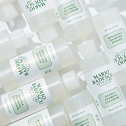 Mario Badescu Gentle Foaming Facial Cleanser, Deep Cleansing and Hydrating Face Wash