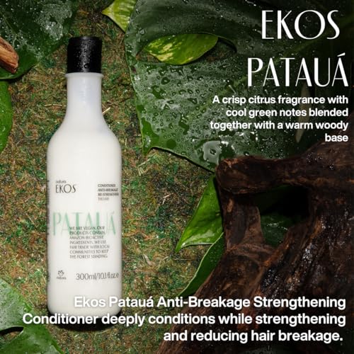 Natura - Ekos Patau? Hair Anti-Breakage Re-Strengthening Conditioner - Hair Loss - Fortify Roots & Strands - Vegan Hair Care - Brazilian Beauty Secrets - Personal & Self Care - 10.1 fl oz (300ml)