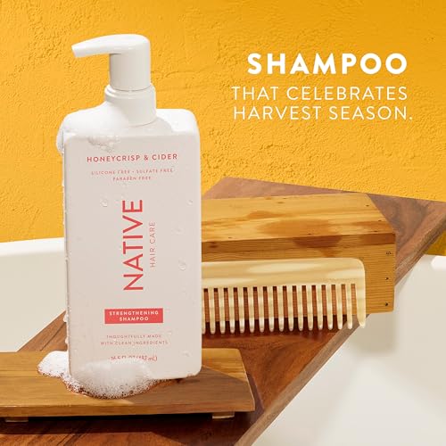 Native Shampoo & Conditioner, Body Wash - Honey Crisp & Cider - Naturally Derived Ingredients, Sulfate-Free, Paraben-Free, Strengthening Hair Care | Fall Seasonal Bundle (51 fl oz Total) - 3 Pk