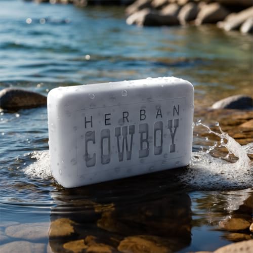 Herban Cowboy Dusk Body Soap with Hints of Cedar, Lavendar, Lime, and Sandalwood (5 oz)