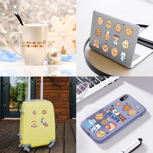 Cute Cookie Temporary Tattoos Stickers - 20 Sheets 280 Pcs One Sweet Cookie Birthday Decor Milk Cookies Tattoo Stickers for Cookies Birthday Party Decorations Party Favor Supplies