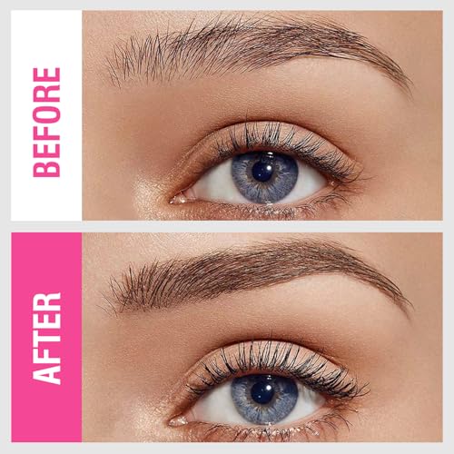 Eyebrow Pen, Brow Pencil 2-in-1 Dual-Ended Microblading Eyebrow Pencil with Micro-Fork-Tip & Precise Brush-Tip Crease Natural Hair-Like Brows, Last All-Day (Light Brown)