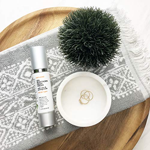 Verefina | Sea Buckthorn Anti-Aging Facial Cream | 99% Natural | Paraben Free | Pthalate Free | Mineral Oil Free | Silicone Free | Cruelty Free | Vegan | 1.7 oz | All Skin Types | For Sensitive Skin