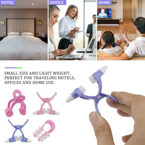 DOERDO DD 8PCS Nose Shaper Nose Lifting Shaper Clip Nose Bridge Up Straightening Enhancer for Wide Nose Straightener Beauty Tool