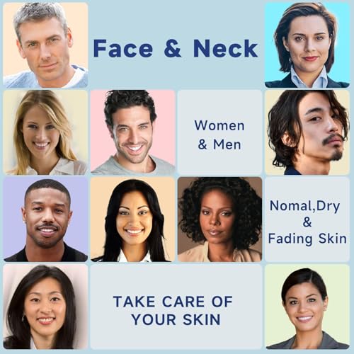 Retinol Cream for Face, Collagen Neck Creams for Tightening and Firming, Anti Aging Day & Night Facial Moisturizer for Women & Men, Instant Face Lift Wrinkle Cream 2-Pack