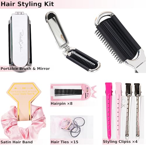 Wedding Day Emergency Kit for Bride, 39 Pc Essential Items for Brides Daily Use Women Wedding Gift, Travel Kit Personal Care Survival Set with Bride Makeup Bag - Wedding Emergency Kit Supplies