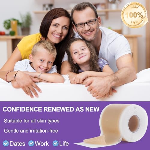 Silicone Scar Sheets, Medical Grade Silicone Scar Tape (1.6" x 60"), Professional Scar Removal Treatment, Reusable, for Healing Keloids, Surgeries Scars, C-sections, and Burns