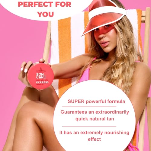 Sun Care Marmelada Tanning Accelerator | For Quick and Intense Tan | with 100% Organic Coconut Oil, Karit? and Cocoa Butter | Silicone-Free | Vegan (Express)