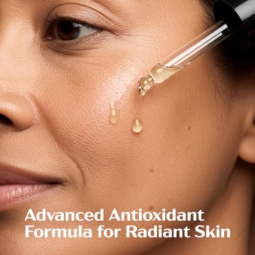 Lanmeri Ceuticals 15% Vitamin C + E + Ferulic Serum: Advanced Antioxidant Defense Formula with 1% Vitamin E & 0.5% Ferulic Acid ? High-Stability Vitamin C Serum (1 fl oz)