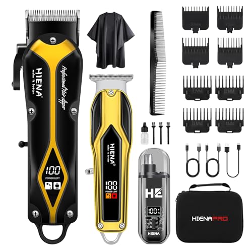 Professional Hair Clippers for Men, Electric Hair Clipper Set for Barber Kit £¬Hair Clipper and Trimmer Set£¬Full Barber Clipper Set with LED Display Gifts for Men