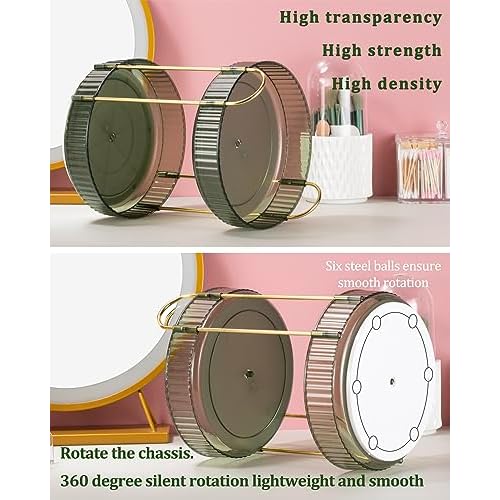 Argox 360 ¡Æ Rotary Makeup Organizer, Bathroom Counter Organizer,Skincare Care Organizer,Make up Organizers and Rotary Storage.