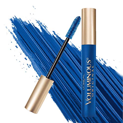 L¡¯Or?al Paris Makeup Voluminous Original Mascara, Cobalt Blue, 0.26 Fl Oz & Makeup Voluminous Lash Boosting Conditioning Primer Mascara, White Primer, 0.24 fl; oz.