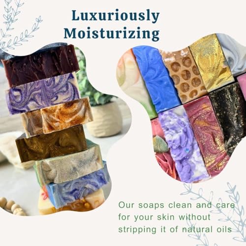Orange Clove Essential Oil Artisan Soap | Handcrafted Cold Process Plant Based Natural Bar for Sensitive Skin, Aromatherapy | Handcrafted in USA