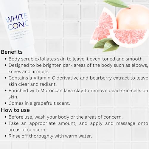Body Scrub Cii for Women, 6.3 Ounce, Gommage Exfoliant for Skin Cleaning, Exfoliating, Moisturizing, Exfoliator from Japan