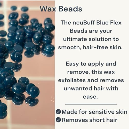 Blue Flex Wax Beads
