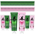 Demissle 48 Pack Witch Party Favors Gifts Bulk for Women Hand Cream Pink and Green Travel Size Hand Lotion Girls Mom Birthday Thanksgiving Nurse Pharmacy Week Appreciation Gifts