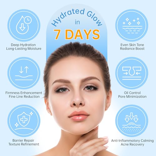 5% Ultra Hydrating Serum Vials with Niacinamide,Collagen Stem Cell,Wake Nature Perfection|AntiAging|Deep Hydration|CellActivation-1.5ml*30Pcs Ultra Hyaluronic Acid Serum for Face