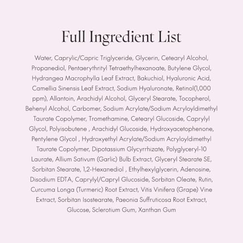 PURITO SEOUL Timeless Bloom Retinol Spot Cream, Korean Jeju Hydrangea, for Sensitive Skin, Retinol Cream, Wrinkle Reduction, Anti Aging Face Cream, K-Beauty, 30ml 1fl.oz