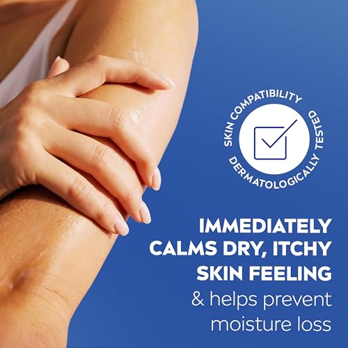 NIVEA Intense Healing Body Cream for Dry Skin with Glycerin, Provitamin B5 and Niacinamide, 72-Hour Moisture, Non-Greasy Body Moisturizer Immediately Soothes Dry, Itchy Skin Feeling, 13.5 Oz Jar