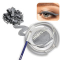 michael marcus Makeup Cake Eye Liner & Eyeliner Brush (Trashy) - Water Activated Dry Pressed, Long-Lasting & Smudge Resistant Eyeliner - Cruelty & Paraben Free - For Beginner & Pro Makeup Artist