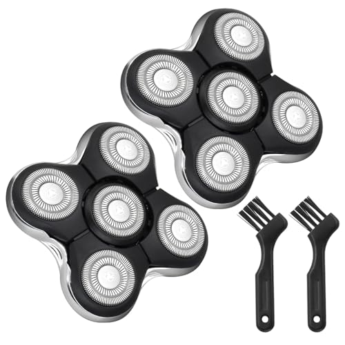 Replacement Blades Compatible with Remington Balder Pro Head Shaver Model XR7000, 5 Dual Track Heads for Remington Shaver, Precision Electric Shaving for Bald Men,2 Pack