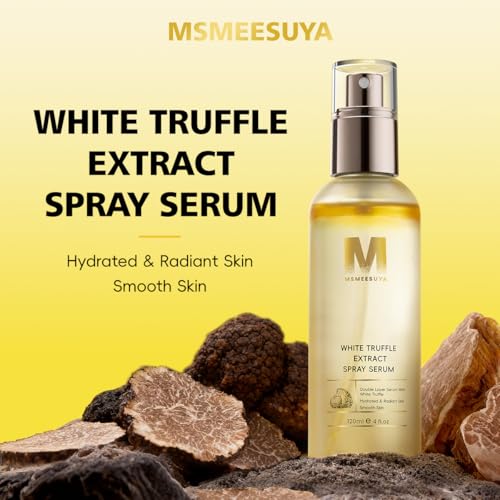 2Pack MSMEESUYA White Truffle First Spray Serum, Hydrating Face Mist & Lightweight Facial Mist, Glow Boost Moisturizing Formula for Radiant, Smooth Skin, Non-Comedogenic, 120ml/ 4.05 fl oz