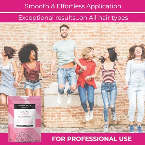 Cirepil - Eurose - 800g / 28.22 oz Hard Wax Beads Bag - All-Purpose Creamy for Face, Bikini & Body - Effective on Coarse & Fine Hair - Unscented Professional Formula - Low Temp Refill Bag