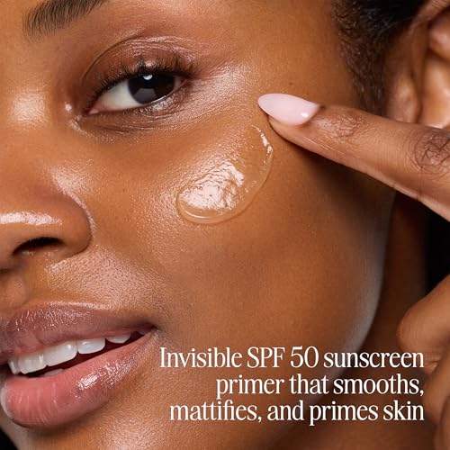 COOLA SunBlur Makeup Primer with SPF 50, Matte Finish, Sets Makeup for 8 Hour Wear, Dermatologist Tested Sunscreen, Paraben Free, Vegan, 1.0 Fl Oz