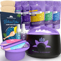 Tress Wellness Wax Warmer Kit with Silicone Wax Melting Bowl and Bikini Wax