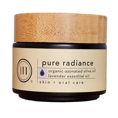 ONE11-Ozonated Olive Oil ?Pure, Natural, Organic Ozone Skincare for Face & Body ? Oxygenated Healing Lotion, Moisturizer & Beauty Oil (3.5oz, Lavender)