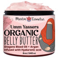 ORGANIC Belly Butter | Hyaluronic acid | Rose + Frankincense + Myrrh & Neroli essential oils | Natural Tummy cream || Made in Canada - Muslim Cosmetics - Umm Yassers (8oz (240ml))