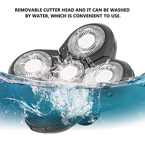 5 Head Replacement Blade For,ANGGREK 5 Head Replacement Blade Universal Electric Beard Shaver 5 Blade Head Accessory Replacement Cordless Shaver Repl(Spare 5
