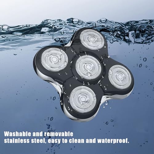 4Pack Shaver Replacement Head Compatible with Remington Balder Pro Head Shaver ModelSPR-XR7000,with 2 Sweeping Brush
