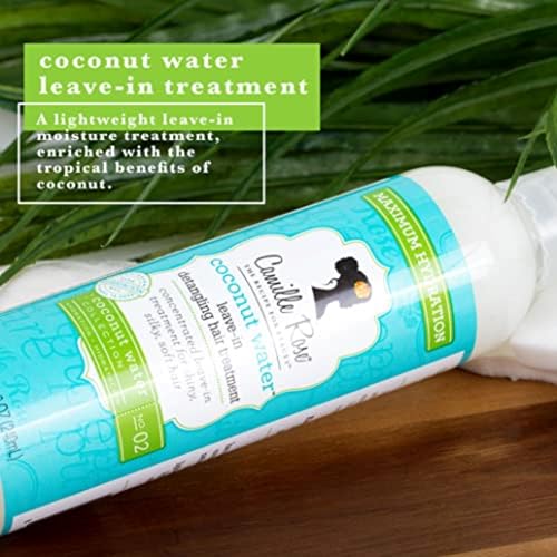 Camille Rose Leave-In Conditioner, Coconut Water ? Lightweight Deep Conditioning Hair Treatment, Detangler & Frizz Control, 8 Fl Oz