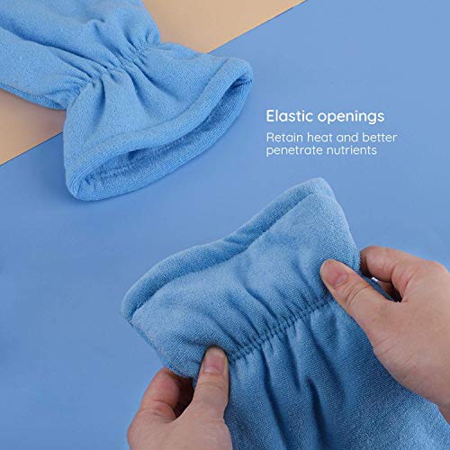 400 Counts Paraffin Wax Bags for Hands and Feet & Paraffin Wax Gloves, Segbeauty Plastic Paraffin Wax Liners, Heated Hand SPA Mittens, thera-py Wax Refill Socks and Gloves Paraffin Bath Mitts Covers