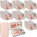 Lasnten 30 Sets Manicure Kit Nail Set Gifts Bulk Nail Clippers and Beauty Tools Portable Set Stainless Steel Manicure Beauty Pedicure Tool Kit for Women's Day