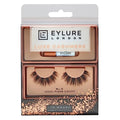 Eylure False Lashes, Luxe Cashmere No. 8 with Adhesive Included, 1 Pair,Black