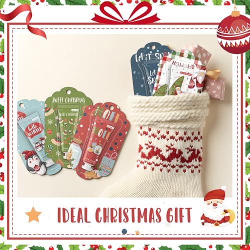 30 Pcs Christmas Gifts Hand Cream Bulk Mini Hand Lotion Travel Size Women Moisturizer Creams Christmas Stocking Stuffers Appreciation Gifts for Employee Coworkers Women Mom