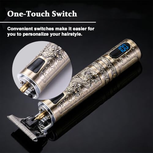 Hair Clippers for Men, Beard Trimmer for Mens, Cordless Electric Hair Trimmer, Rechargeable Beard Trimmer Shaver, Professional Electric Hair Clipper Set for Family,Gifts for Men