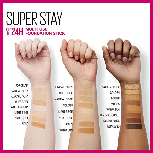 Maybelline New York Super Stay Foundation Stick for Normal To Oily Skin, Espresso, 0.25 Ounce