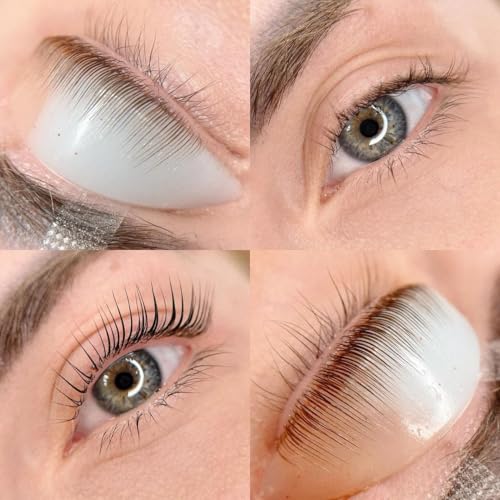 Lash Lift Shields LM Curl Eyelash Lifting Shield Natural Curl Lami Lamination Roller Soft Silicone Perm Rod Gel Lash Perming Pad Set For Lash Lift and Tint Lash Glue Free On Eyelid
