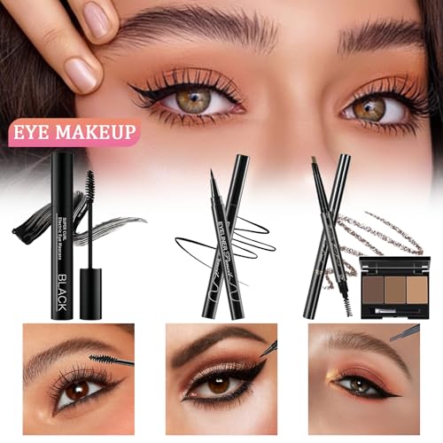 Makeup Set for Women, Makeup Kit for Women Full Kit, Travel Makeup Set, Makeup Gift Set for Girls, 14-Color Eyeshadow Palette, 2 x Lip Gloss, Eyebrow Powder, Contour Stick, Face Make up 02