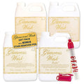 Kinara Tyler Glamorous Wash Liquid Laundry Detergent Gift Pack - Olivi Stain Remover Pen, For Washing Clothes, Linen, Lingerie, Expensive Fabric, Sheets - Pack of 4-4 fl oz each