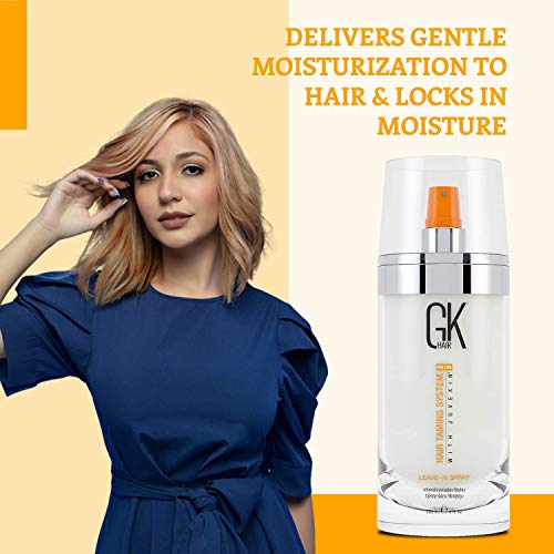 GK HAIR Global Keratin Deep Conditioner Masque 200g/7.5oz - Leave in Conditioner Spray (120ml/4 fl. oz) Hair Protection with Natural Oil