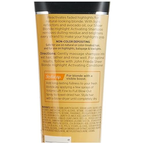 John Frieda sheer blonde Highlight Activating Enhancing Shampoo For Lighter Blondes