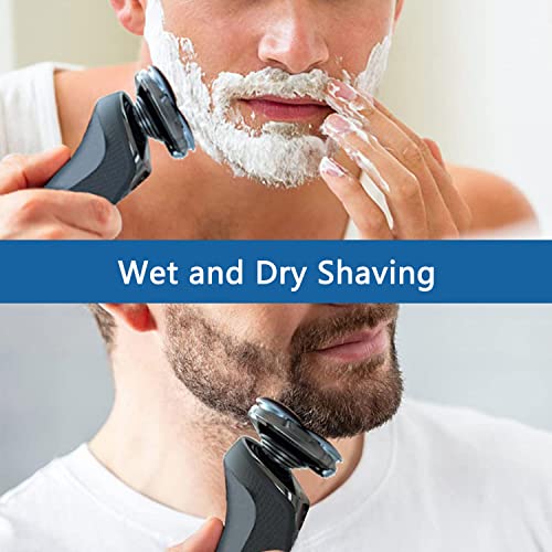 Gleway Sh50/52 Replacement Heads Compatible with Norelco Series 5000 Electric Shavers, New Upgrade Razor Replacement Blades Fit for Series 5000 S5xxx, PT8xx, PT7xx, AT8xx, AT7xx, 6Pack