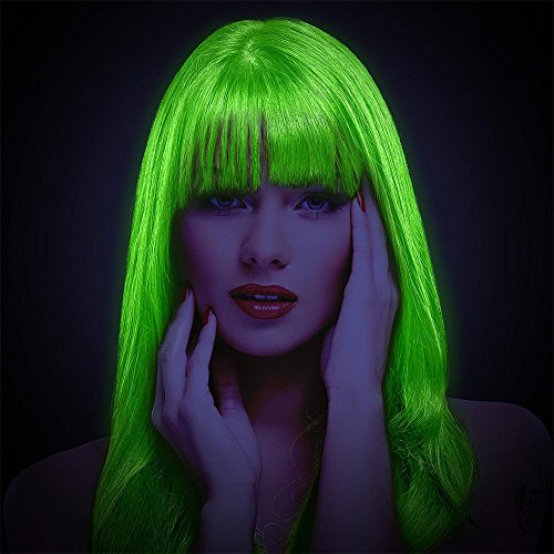 MANIC PANIC Classic Electric Lizard Semi Permanent Hair Color - Bright Neon Green Hair Dye for Women & Men That Lasts 4-6 Weeks - Vegan, Ammonia & Cruelty-Free - Create & Mix Custom Shades (4oz)