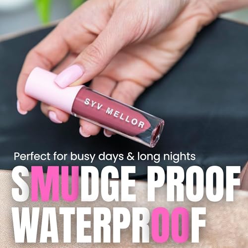 Matte Liquid Lipstick Long Lasting Waterproof Lip Color Rich Pigment Kiss Proof Non Sticky Lip Stain Quick Dry Full Coverage Lip Makeup for Bold Lips 90s Style, 90¡¯s
