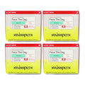 Swisspers Premium 100% Cotton Dry Facial Wipes - Hypoallergenic, Biodegradable Beauty Cloths with Dot Embossing - Vegan Makeup Remover Towelettes for Women & Men, 40 Count (Pack of 4)